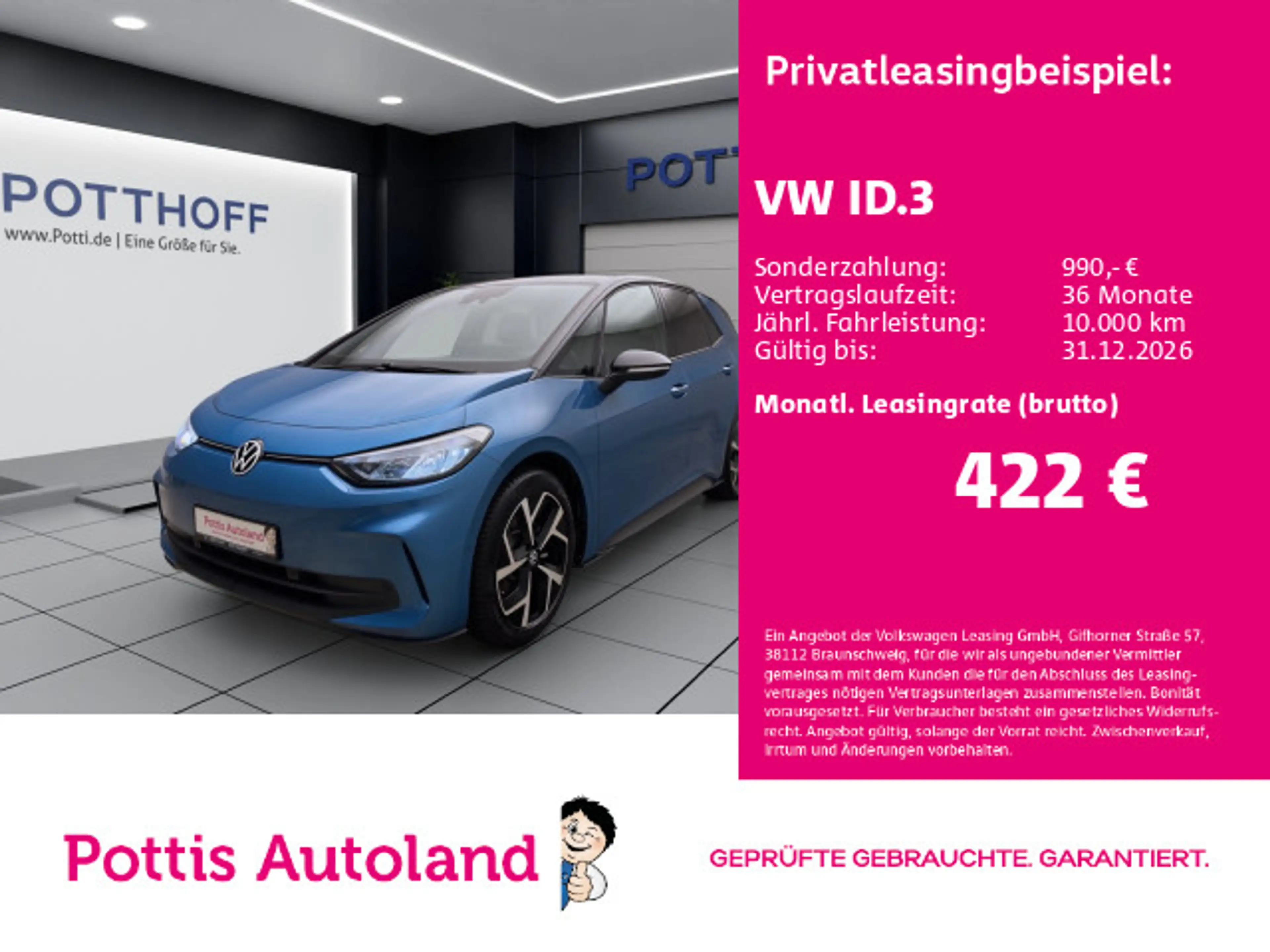 Volkswagen ID.3 PURE GOAL NAVI KAMERA KLIMA SHZG