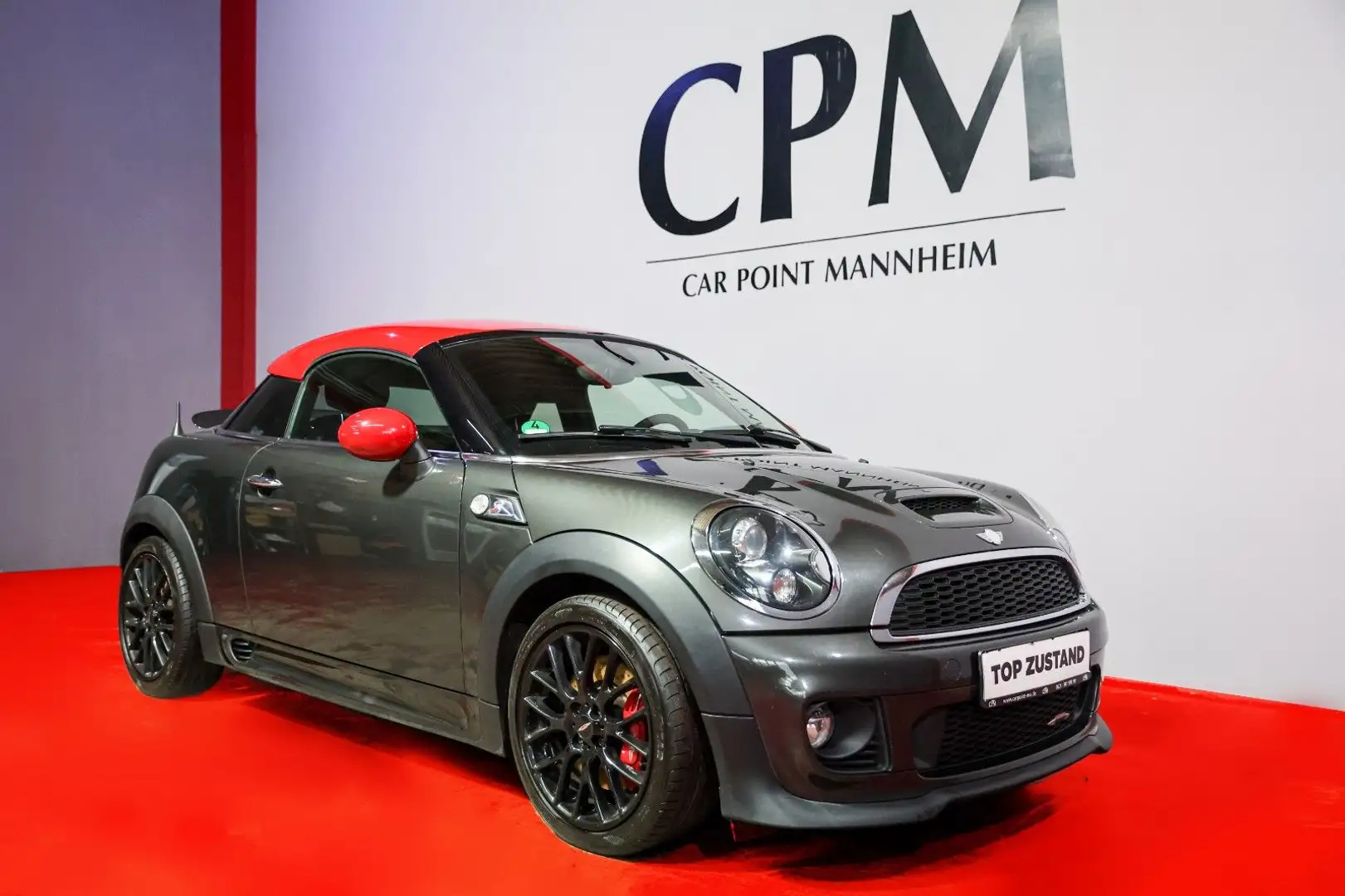 MINI John Cooper Works JOHN  COOPER WORKS Coupé H&K VOLL TOP ZUSTAND Gris - 1