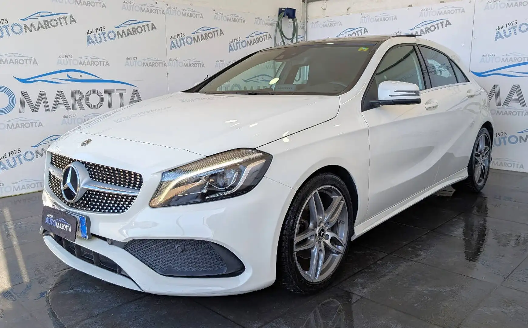 Mercedes-Benz A 180 180 d Premium my16 TETTO APRIBILE! Bianco - 1