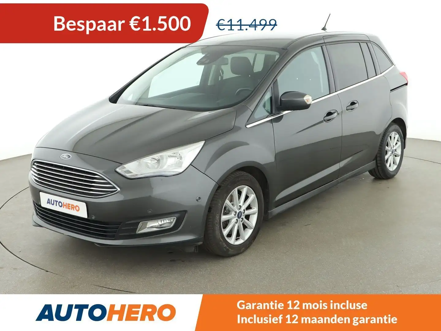 Ford Grand C-Max 1.0 EcoBoost Titanium Gris - 1