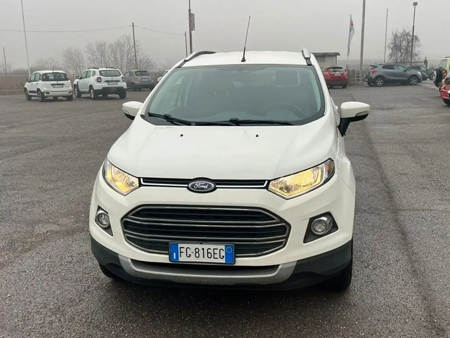 Ford EcoSport 1.5 tdci Titanium 95cv E6, KM GARANTITI, DAL 1986 Bianco - 2