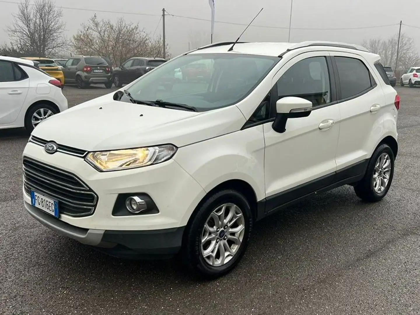 Ford EcoSport 1.5 tdci Titanium 95cv E6, KM GARANTITI, DAL 1986 Bianco - 1