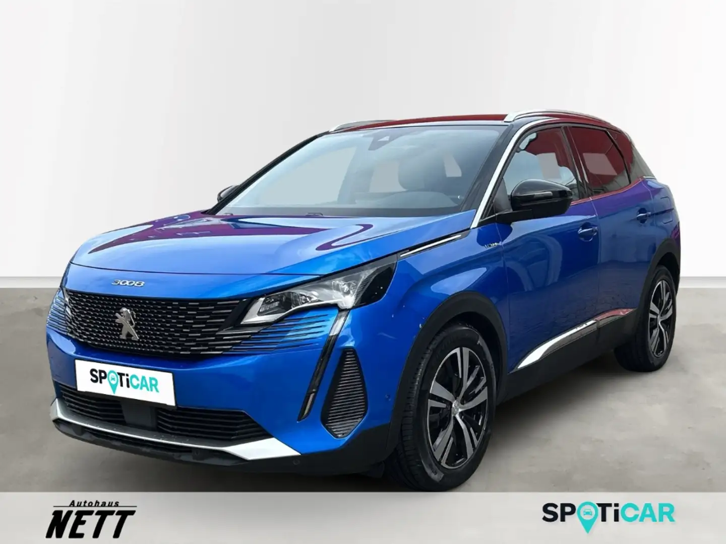 Peugeot 3008 GT Plug-In Hybrid 225 e-EAT8 Blauw - 1