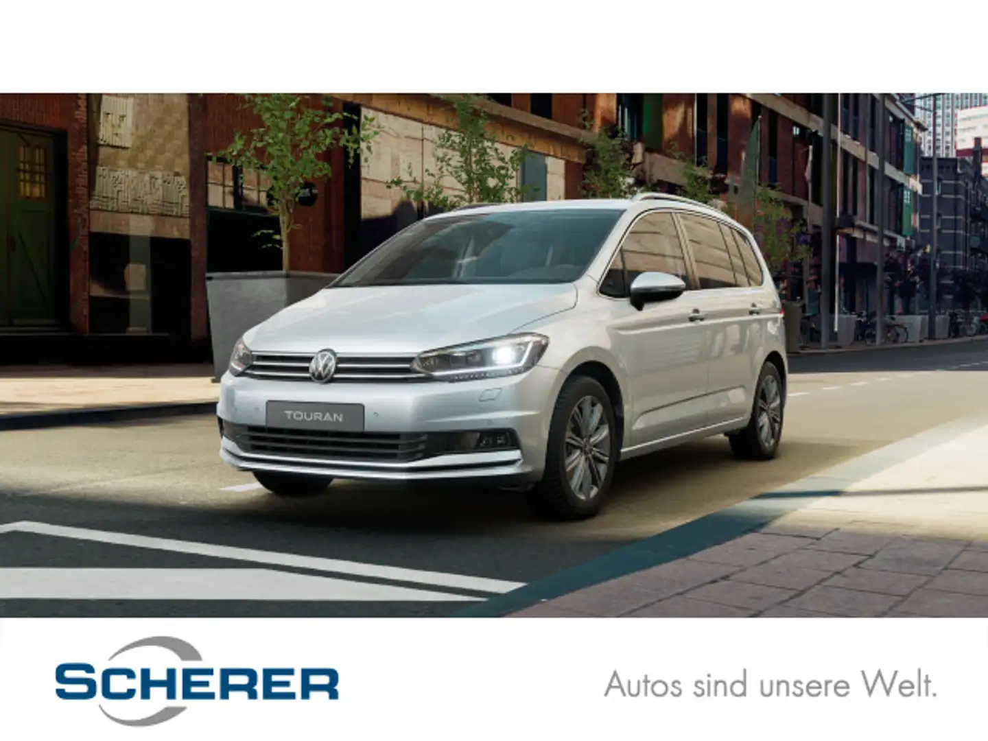 Volkswagen Touran 2.0 TDI DSG Highline NAVI AHK 7-SITZER Silber - 1