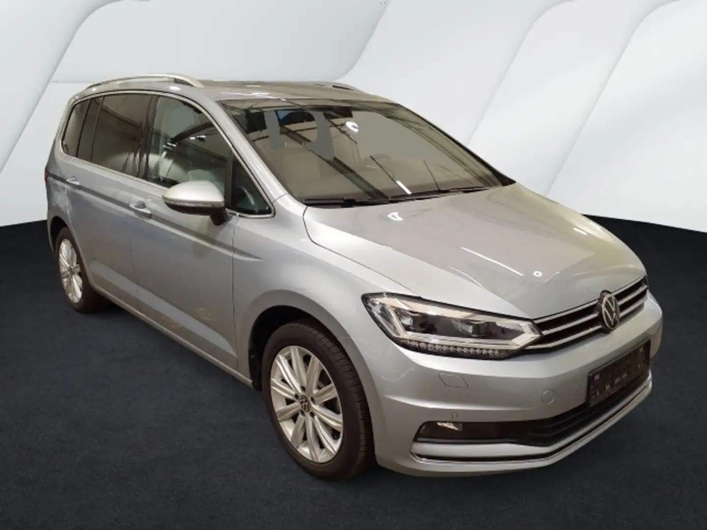 Volkswagen Touran 2.0 TDI DSG Highline NAVI AHK 7-SITZER Silber - 2