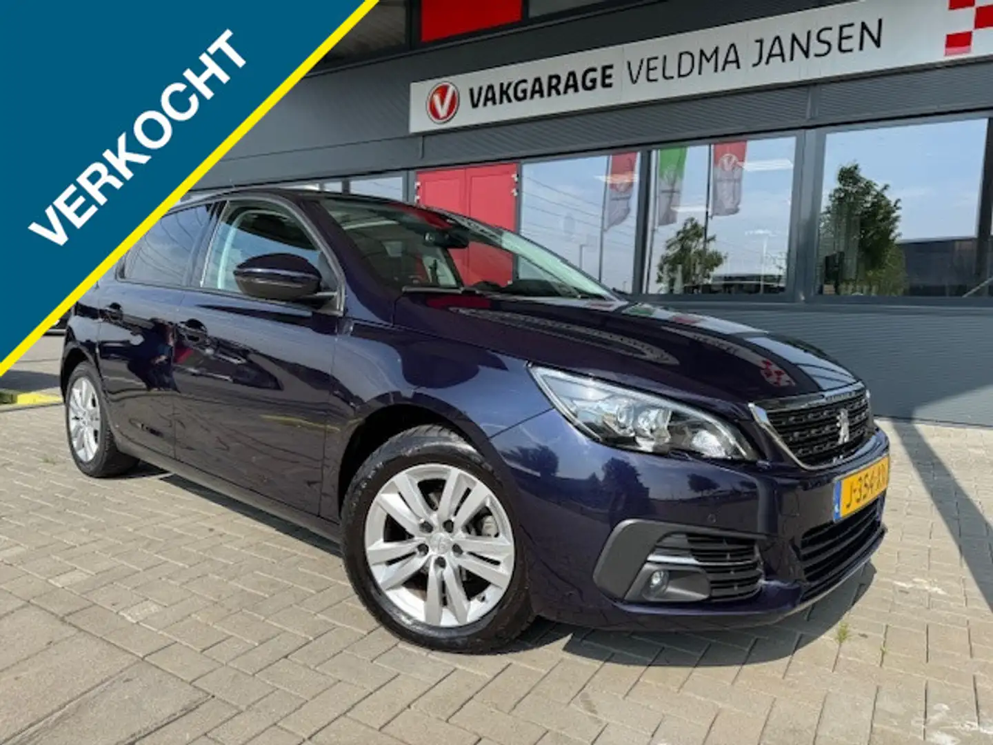 Peugeot 308 Verkocht!! 1.2 PT BLUE LEASE EXECUTIVE 5-DRS. + EC Bleu - 1