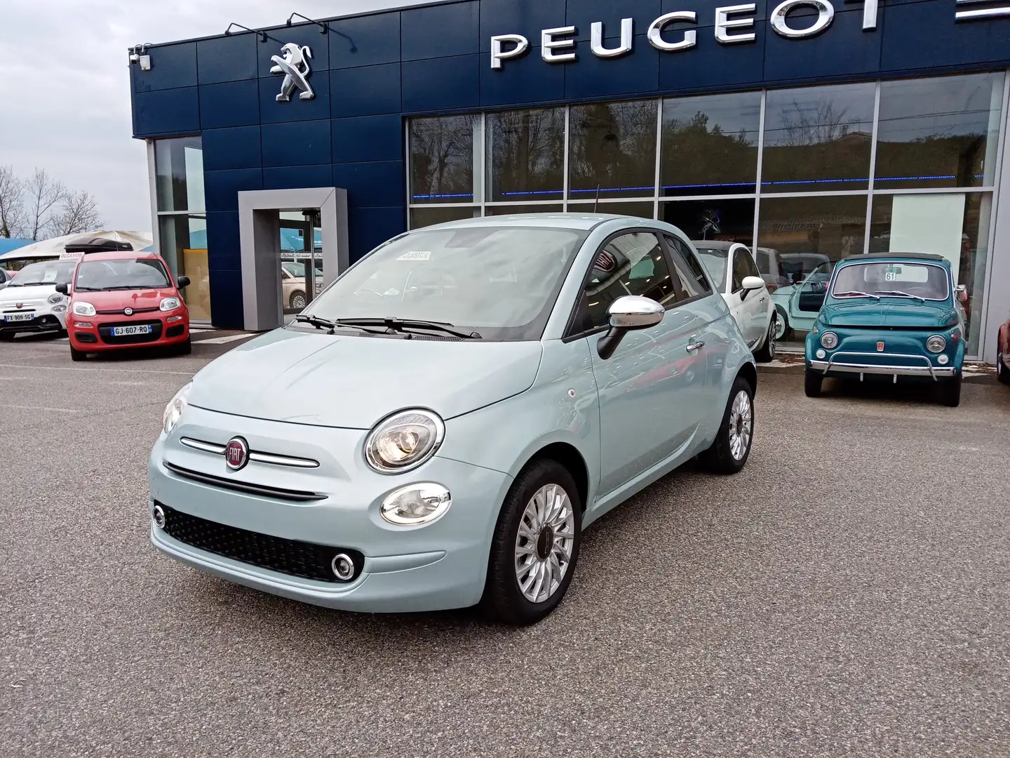 Fiat 500 1.2 69 ch Eco Pack S/S Dolcevita Groen - 1