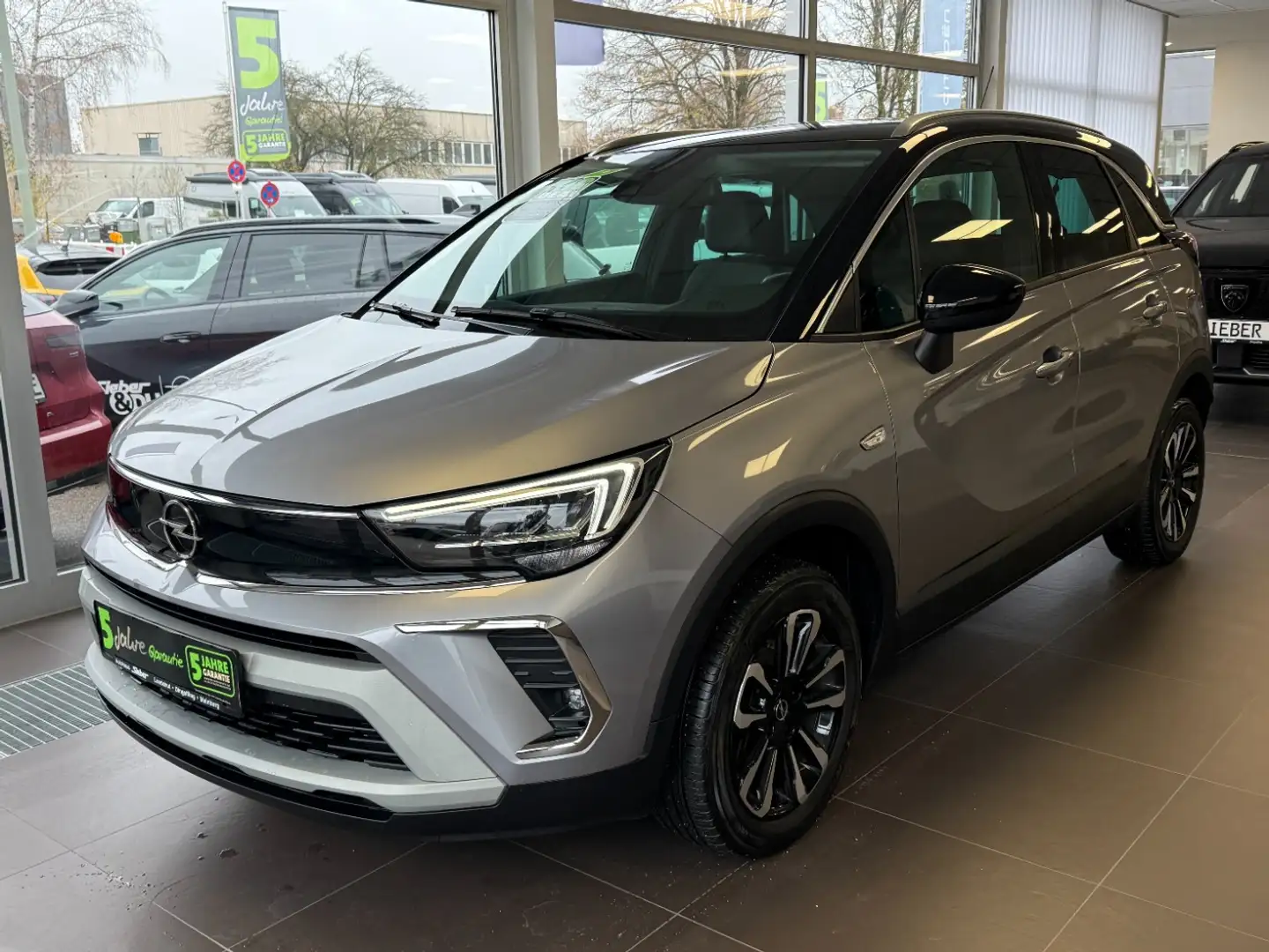 Opel Crossland 1.2 Turbo Elegance 2xKlima DynLicht LM Grau - 2