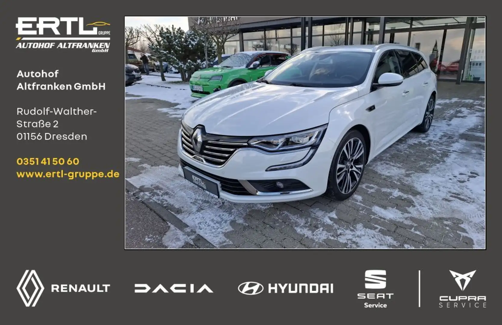 Renault Talisman Grandtour TCe 225 EDC GPF INITIALE PARIS Weiß - 1