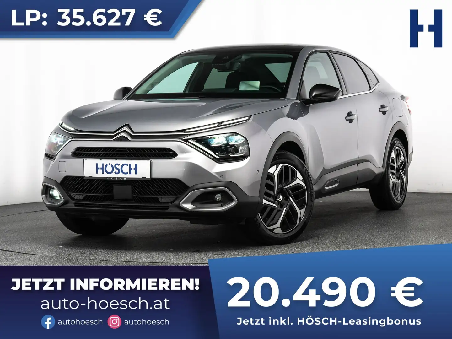 Citroen C4 X PureTech 130 Aut. MAX PANO HEAD-UP R-KAM ACC++ Grau - 1