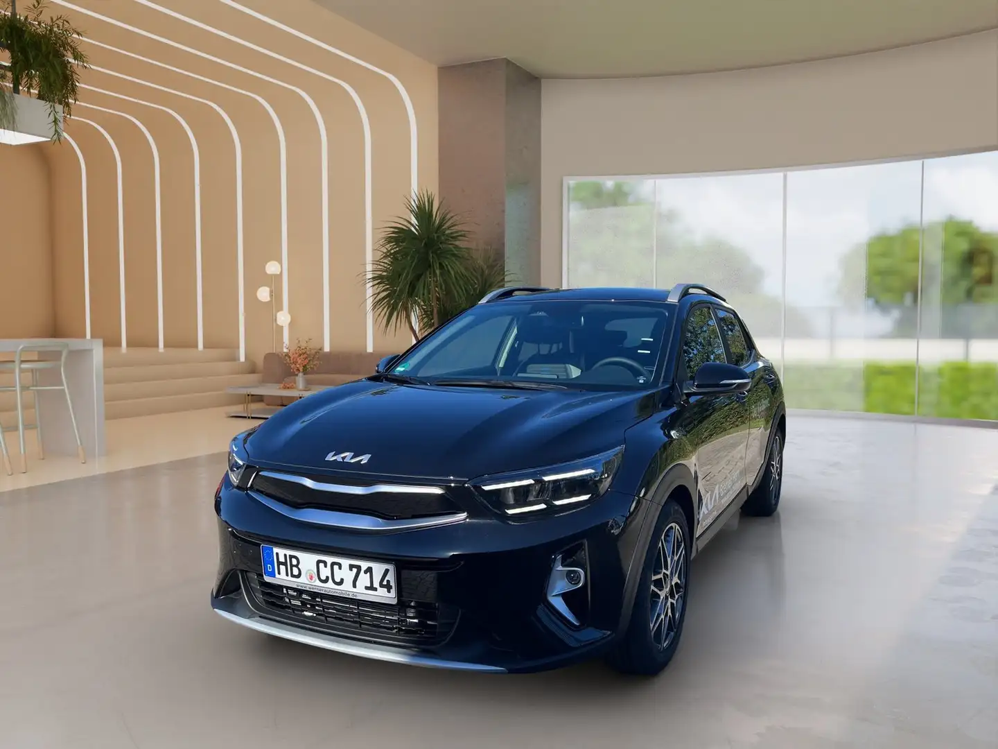 Kia Stonic 1.0 T-GDI 48V Nightline Edition DCT Schwarz - 1