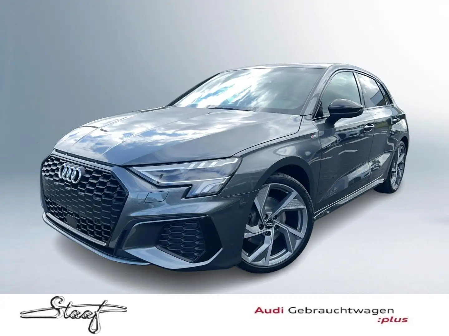 Audi A3 Sportback S line 35TFSI|LED|ACC|SLINE|OPTIKS|NAVI Grau - 1
