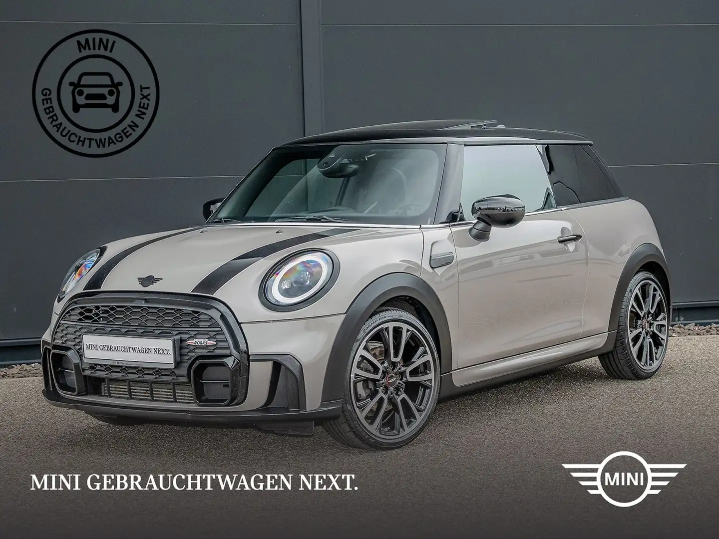 MINI Cooper 3-Tür. Aut. JCW Trim Navi GSD Kamera 1VB Grau - 1