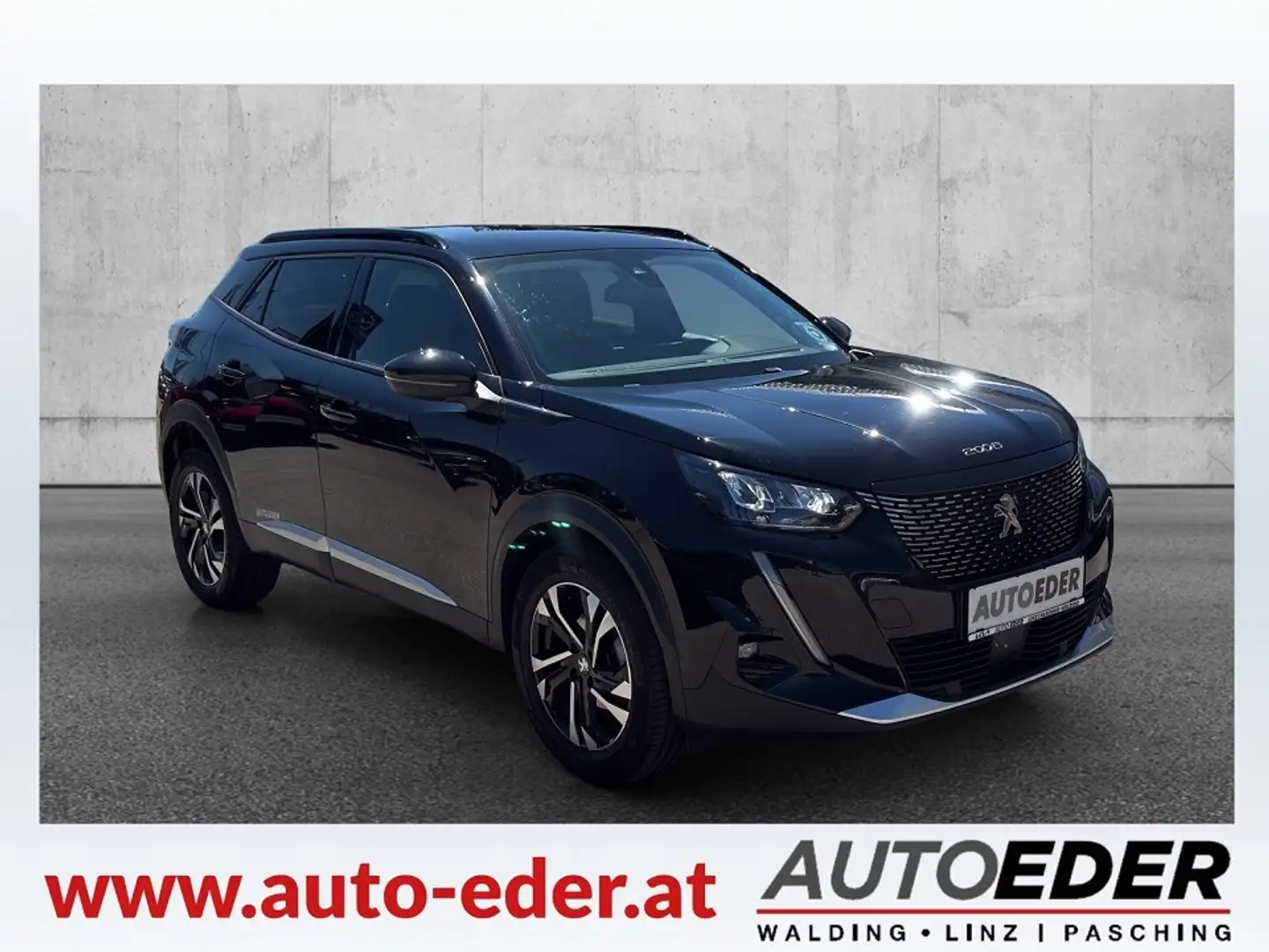 Peugeot 2008 PureTech 100 S&S Allure 6-Gang-Manuell Schwarz - 1