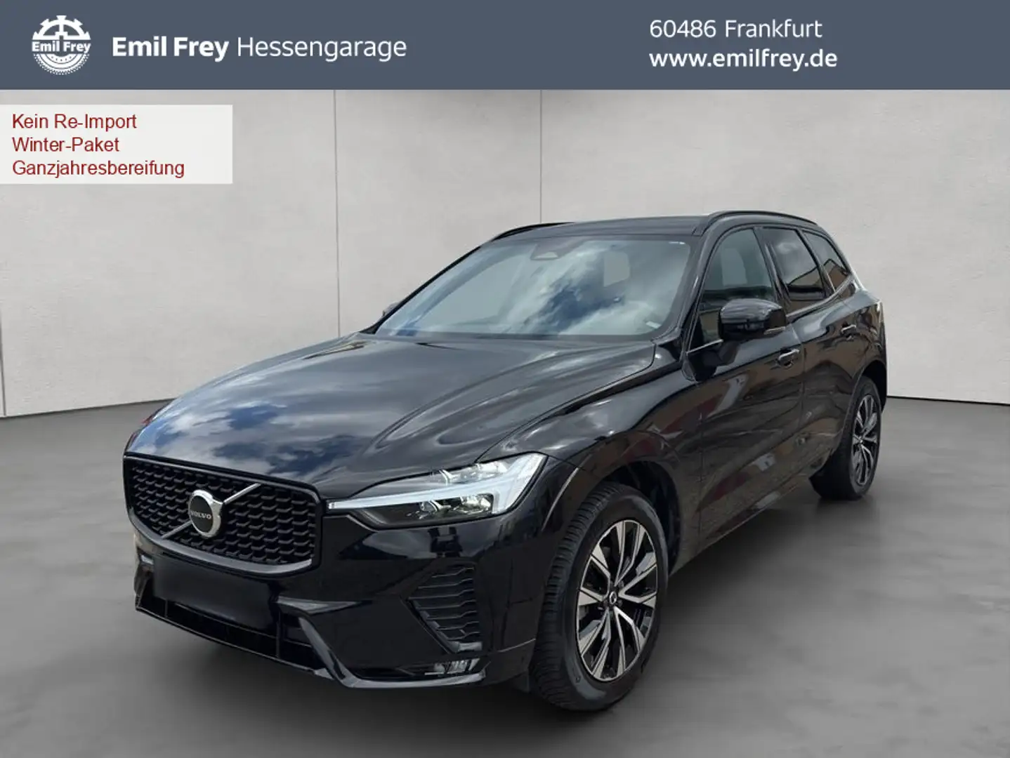 Volvo XC60 XC60 B4 AWD Plus-Dark Aut ACC BLIS Voll-LED AHK Schwarz - 1