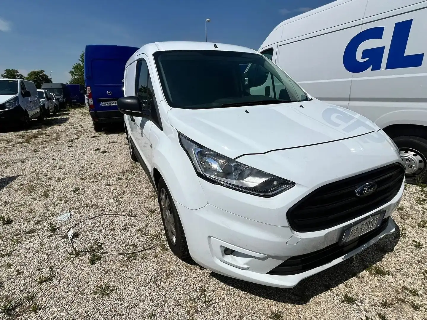 Ford Transit Connect 1.5 TDCI 100CV VAN - targa FZ579ST Blanc - 2
