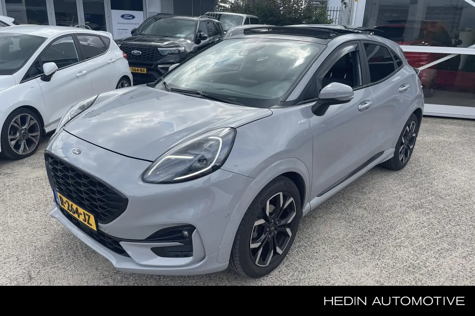 Ford Puma 1.0 EcoBoost Hybrid ST-Line X | Pano | Trekhaak | Gris - 1