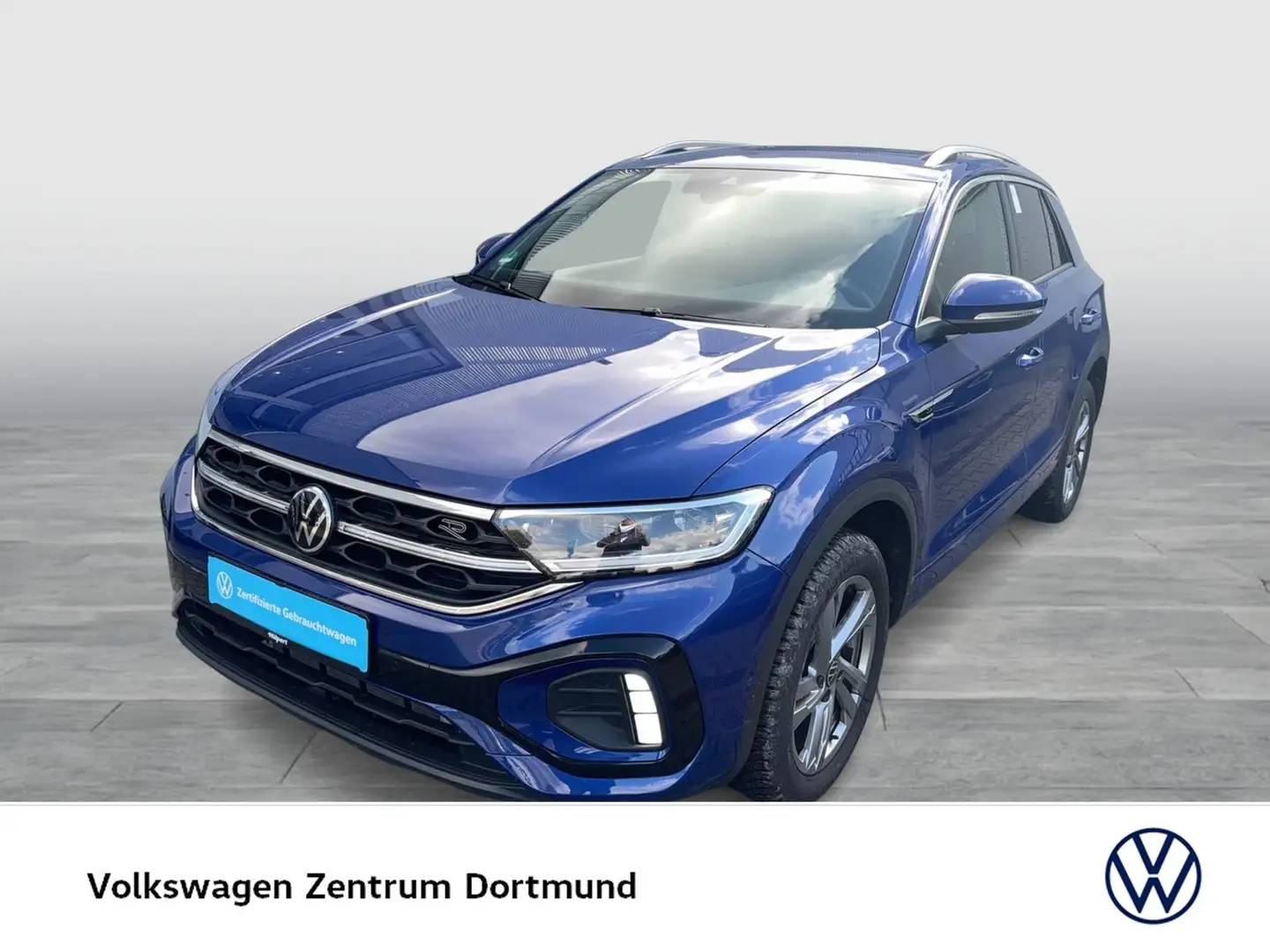 Volkswagen T-Roc 1.5 R-LINE STANDHZ. CAM ACC LM17 NAVI Blu/Azzurro - 2