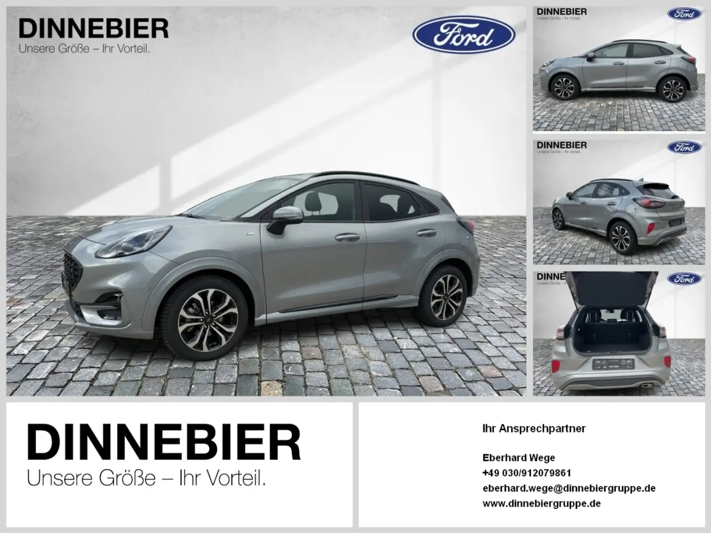 Ford Puma ST-Line X LED+Navi+Kamera+Winterpaket Silber - 1