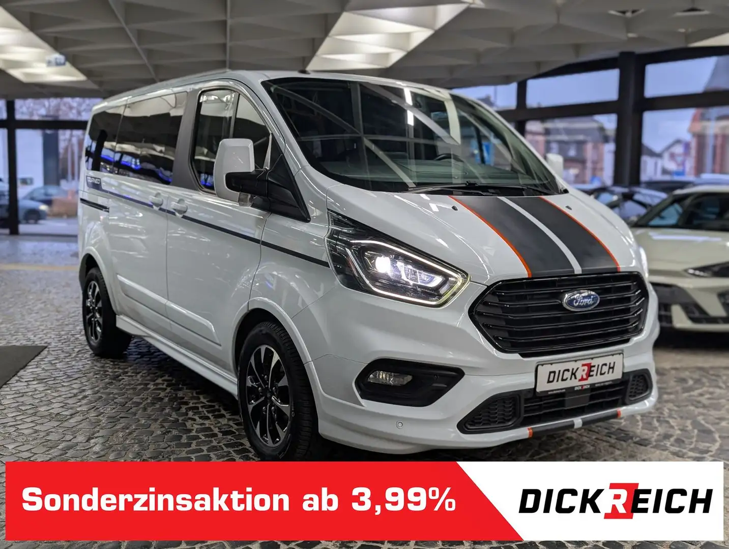 Ford Tourneo Custom 310 Sport ACC AHK BI-XENON STD-HZ Blanco - 1