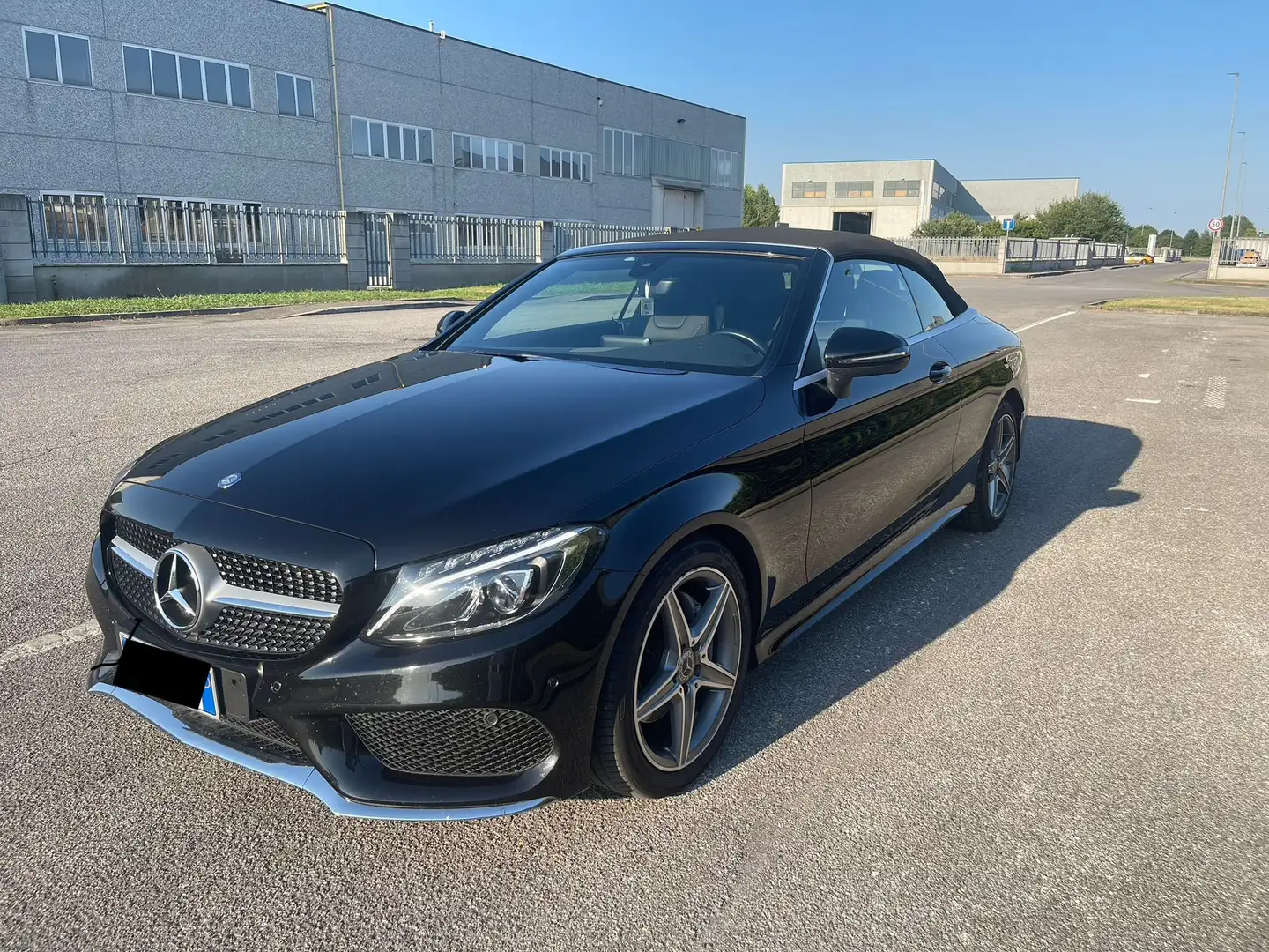 Mercedes-Benz C 220 C Cabrio 220 d Premium auto Nero - 2