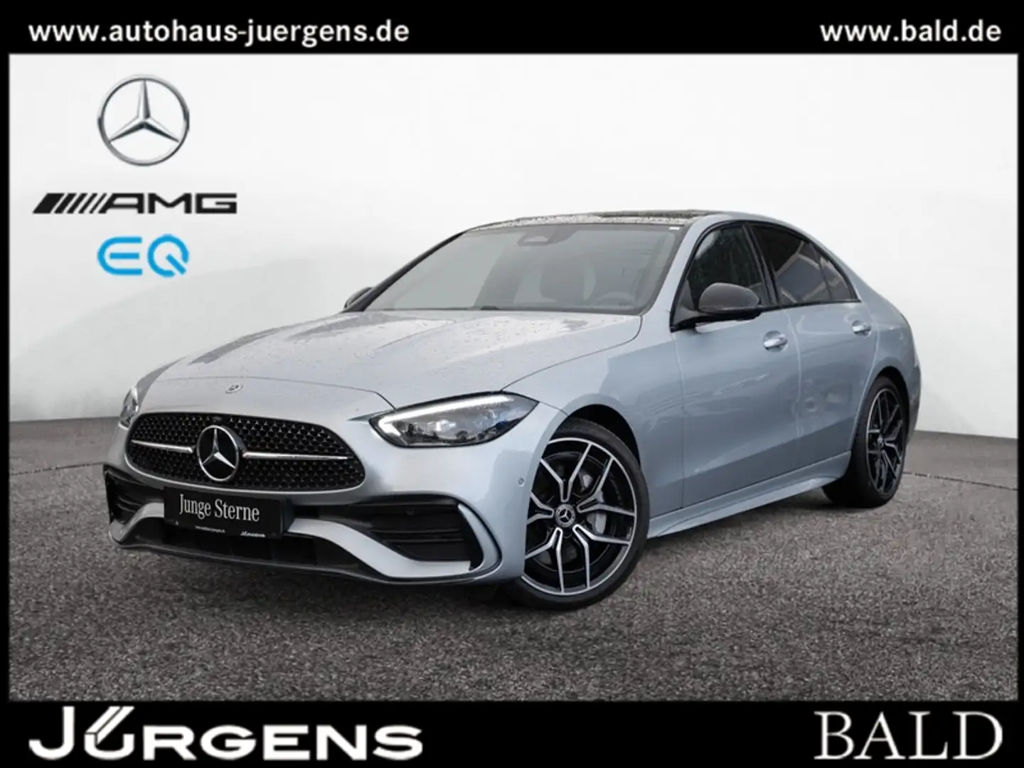 Mercedes-Benz C 300 d AMG-Sport/360/Pano/Burm/Night/HUD/Memo Silber - 1