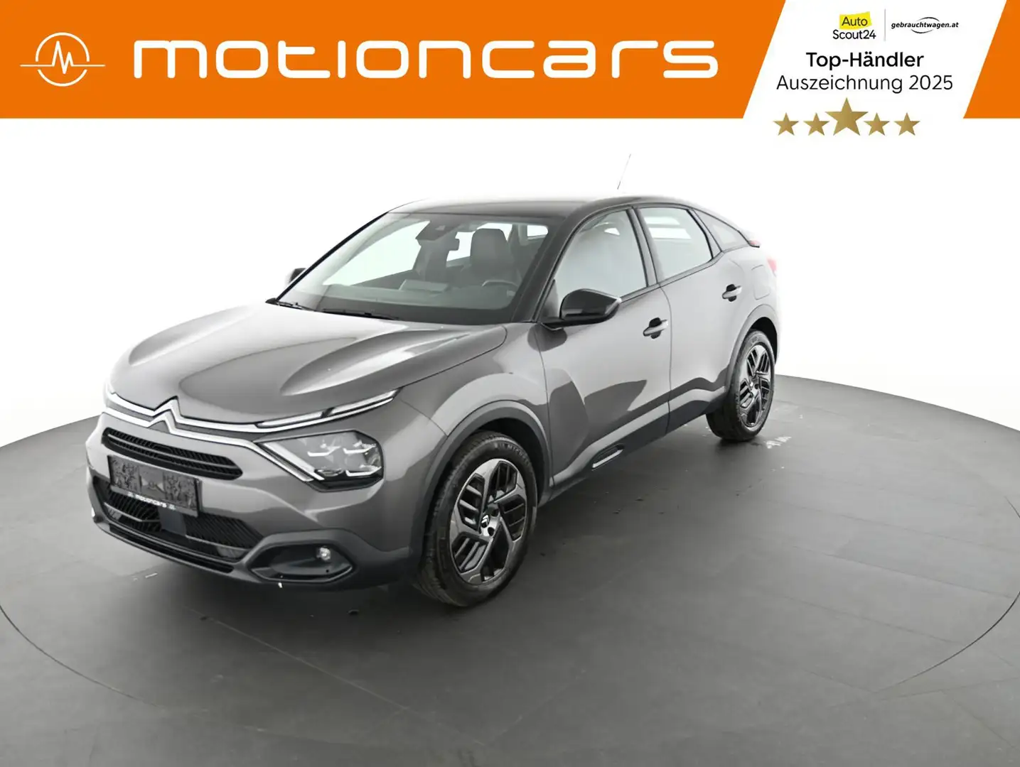 Citroen C4 Chevron Sport 1.2 Puretech 130 Aut. Pickerl NEU Grau - 1