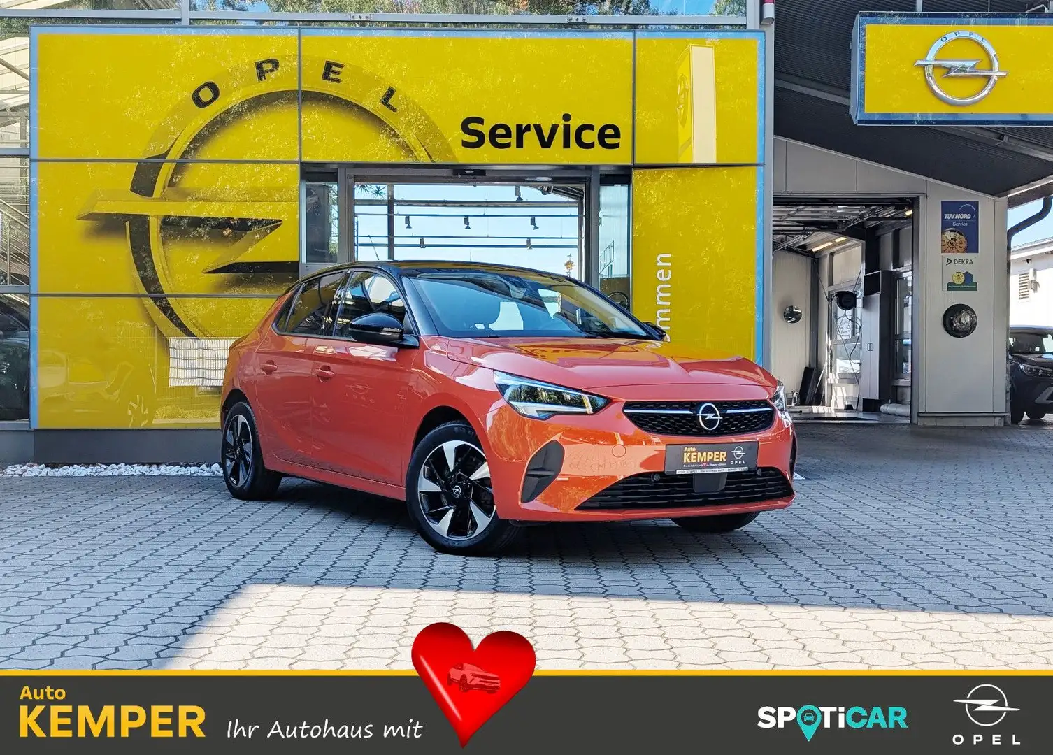 Opel Corsa -e Elektro Edition *LED*SHZ*Kamera* Orange - 1