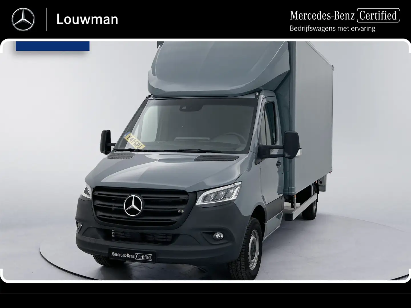 Mercedes-Benz Sprinter 317 Bakwagen D'hollandia laadklep 1000KG 24 maande Grijs - 1