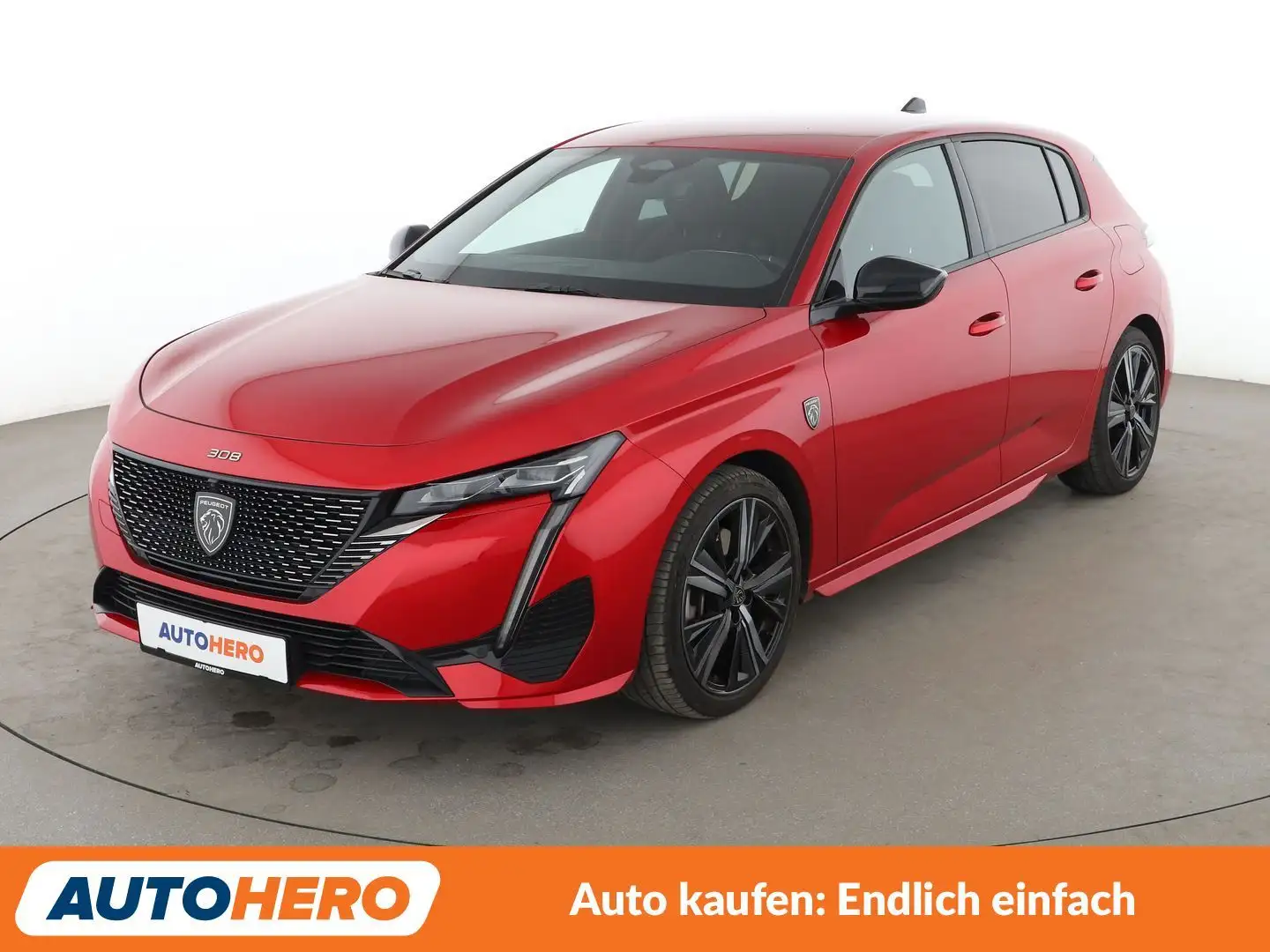 Peugeot 308 1.6 Hybrid GT Pack Aut.*NAVI*LED*ACC*CAM*SHZ*FOCAL Rot - 1