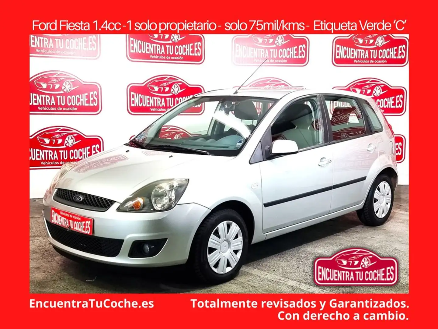Ford Fiesta 1.4 Trend Gris - 1