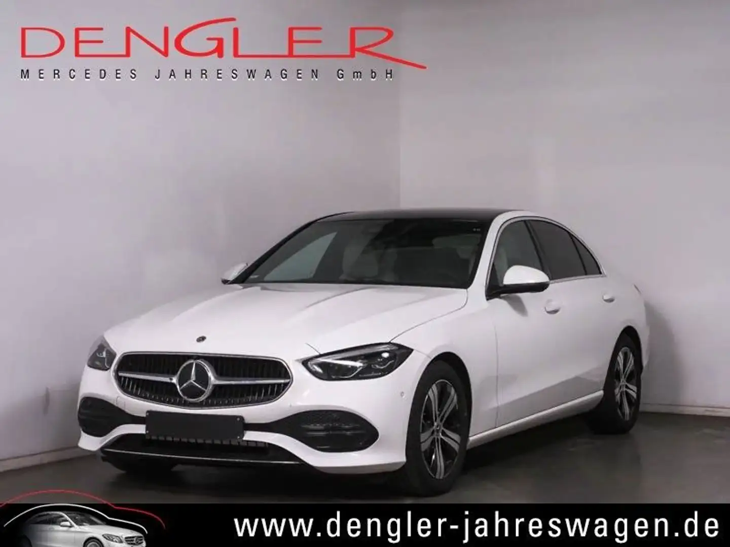Mercedes-Benz C 180 PANO*360*SOUND*BEIGE INTERIOR Avantgarde A Blanc - 1