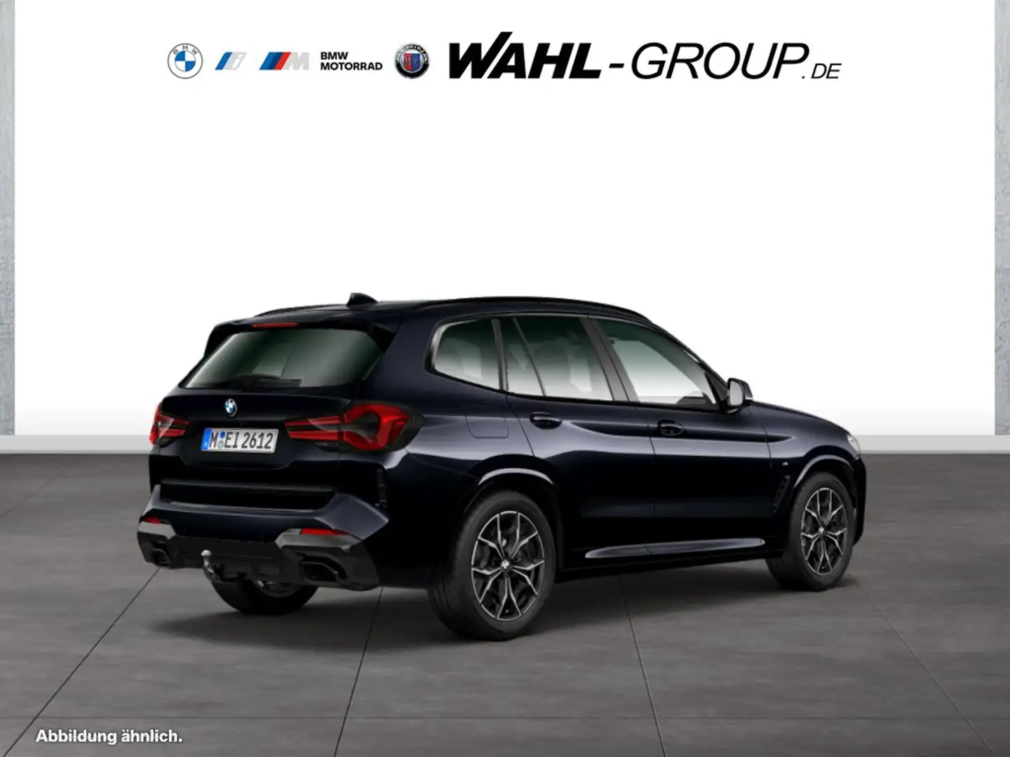 BMW X3 xDrive20d M SPORT LED NAVI PANO KEYLESS 360° VIEW Black - 2