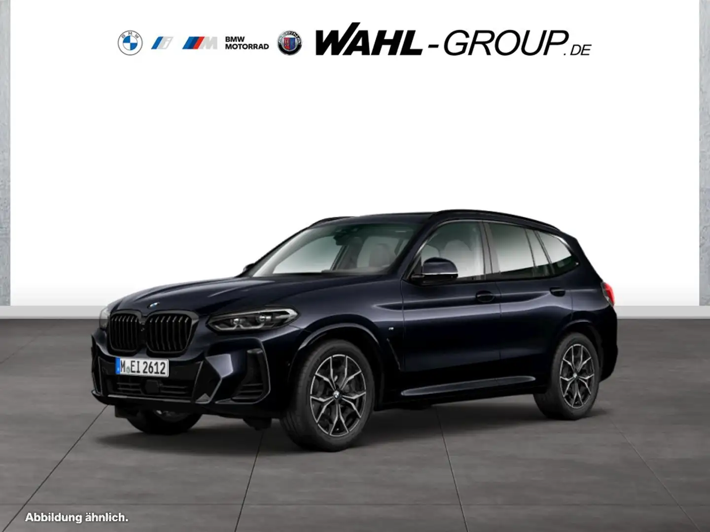 BMW X3 xDrive20d M SPORT LED NAVI PANO KEYLESS 360° VIEW Black - 1
