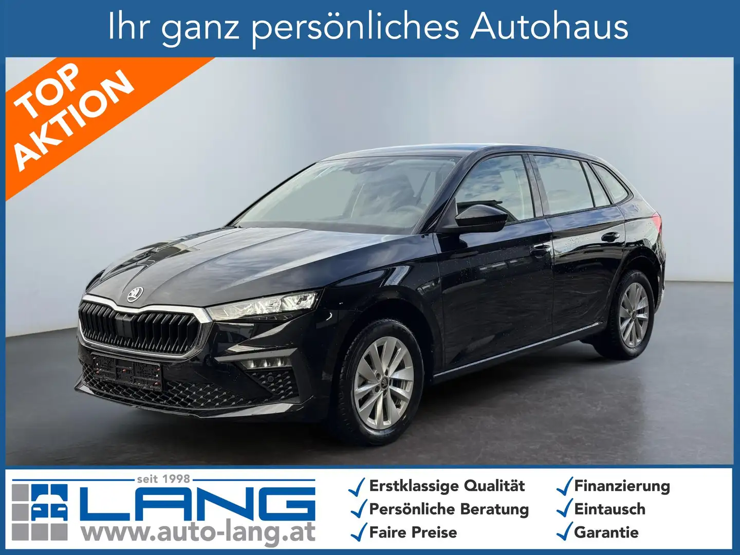 Skoda Scala 1,0 TSI DSG Selection 2Zonenklima 2x Einparkhil... Schwarz - 1