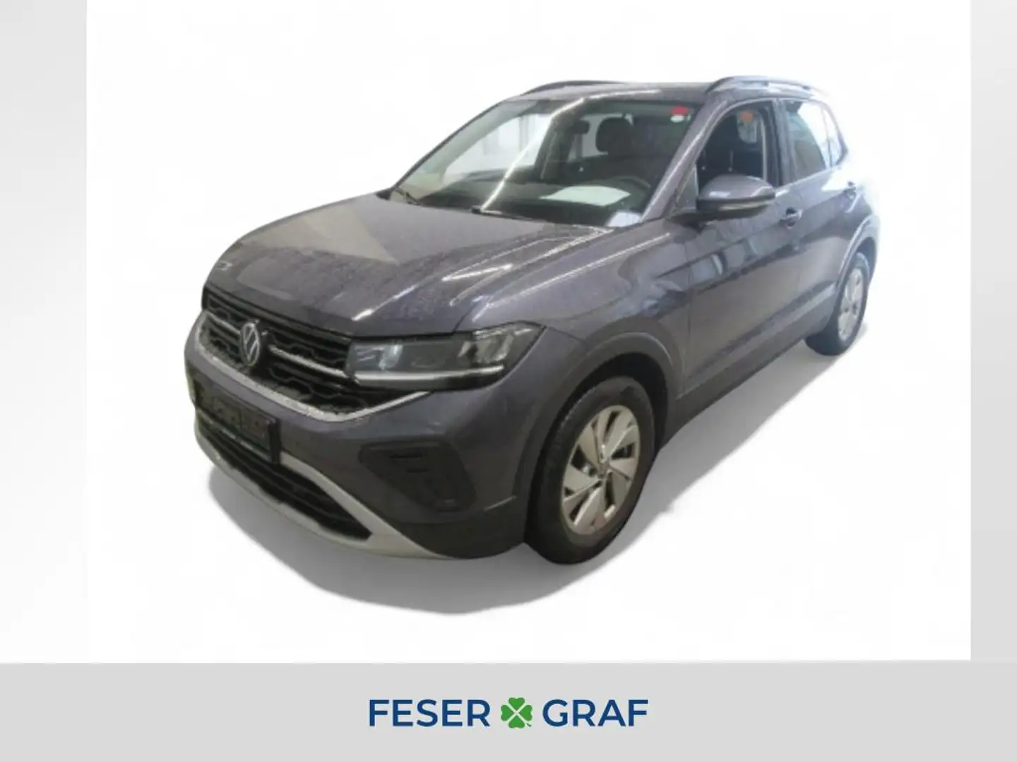 Volkswagen T-Cross 1.0 TSI Life LED/Rear View/Sitzhzg./Navi Gris - 1