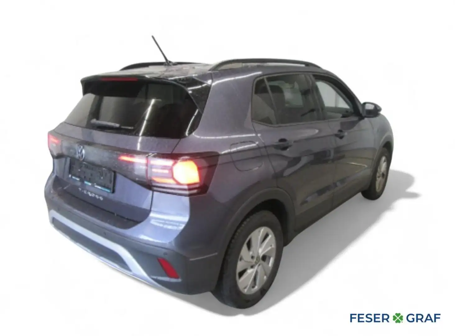 Volkswagen T-Cross 1.0 TSI Life LED/Rear View/Sitzhzg./Navi Gris - 2