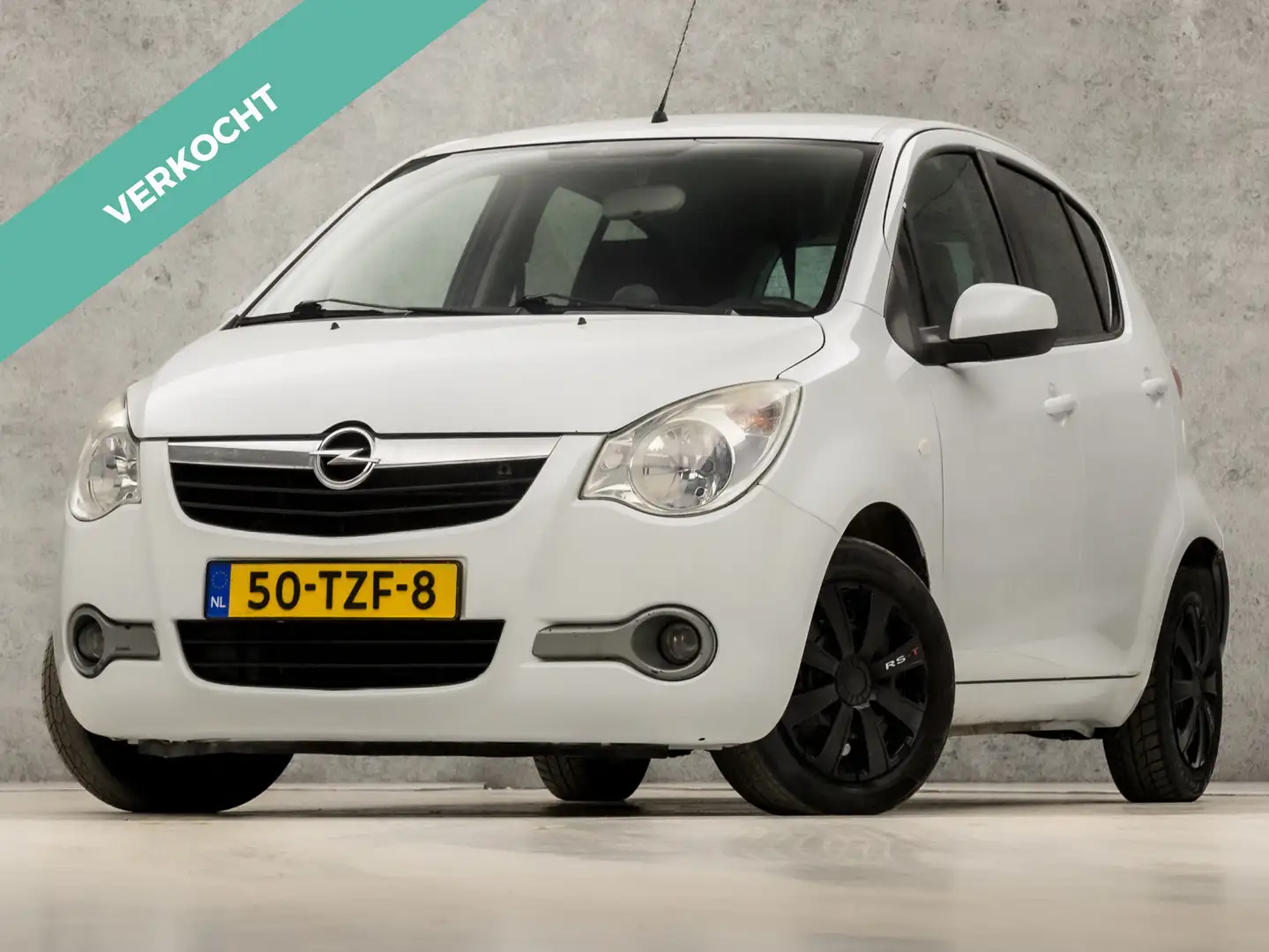 Opel Agila 1.0 Sport (NAVIGATIE, 5 DEURS, AIRCO, NAP, GETINT Blanc - 1