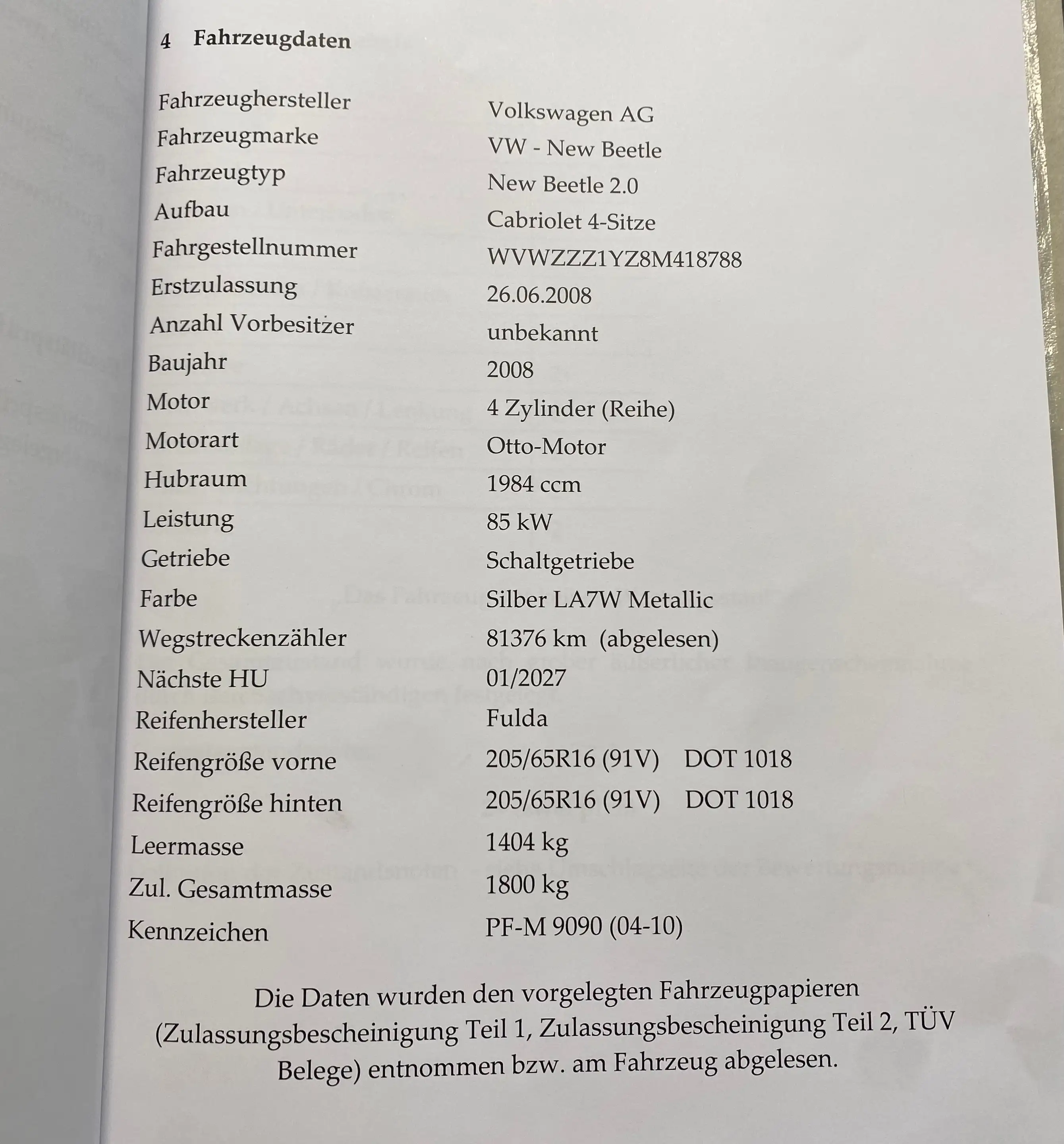 Volkswagen New Beetle Cabriolet 2.0 United — photo 30