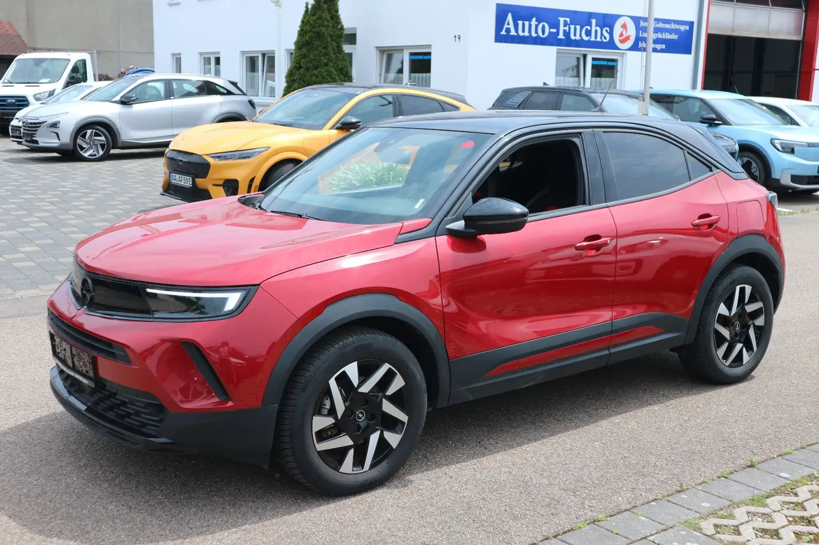 Opel Mokka-E GS Line Teilleder Kamera Navi LED ALU Rojo - 1