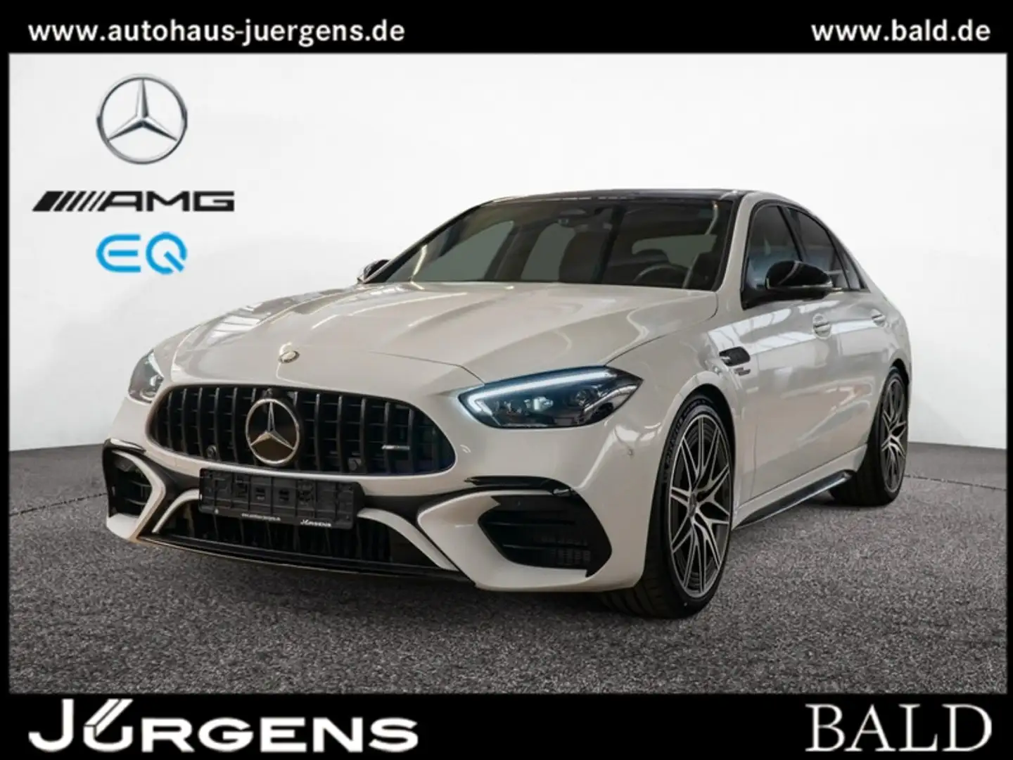 Mercedes-Benz C 63 AMG S E PERFORMANCE Pano/Burm3D/Sitzklima Білий - 1