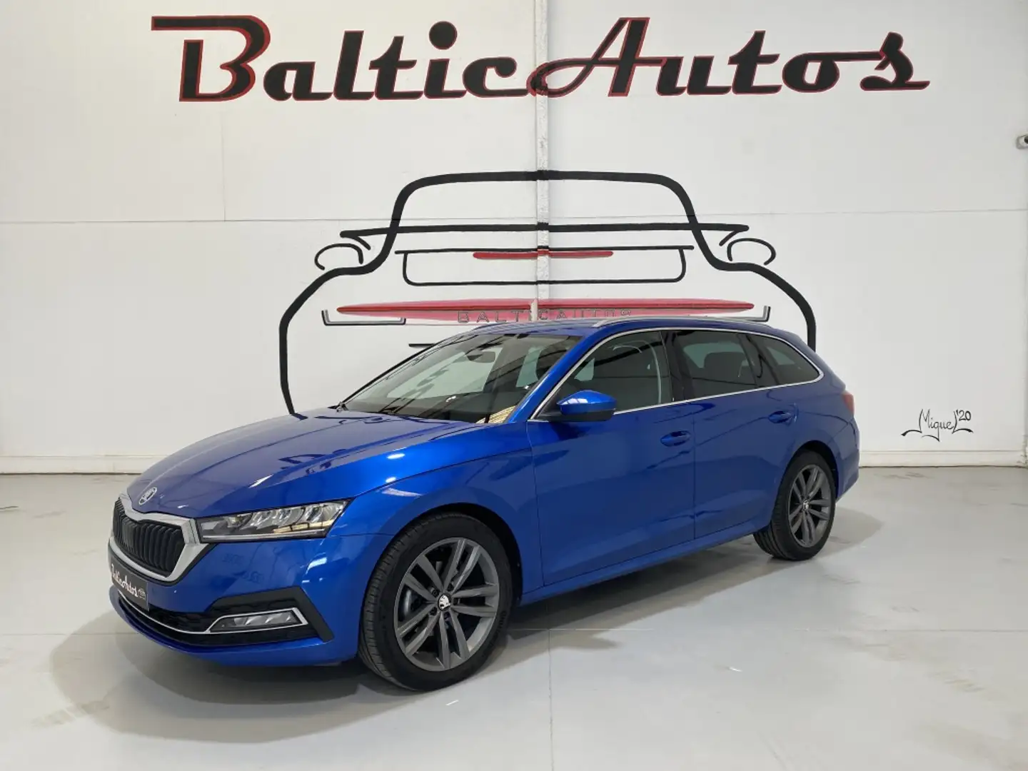 Skoda Octavia Combi 2.0TDI Ambition DSG 110kW Blauw - 1