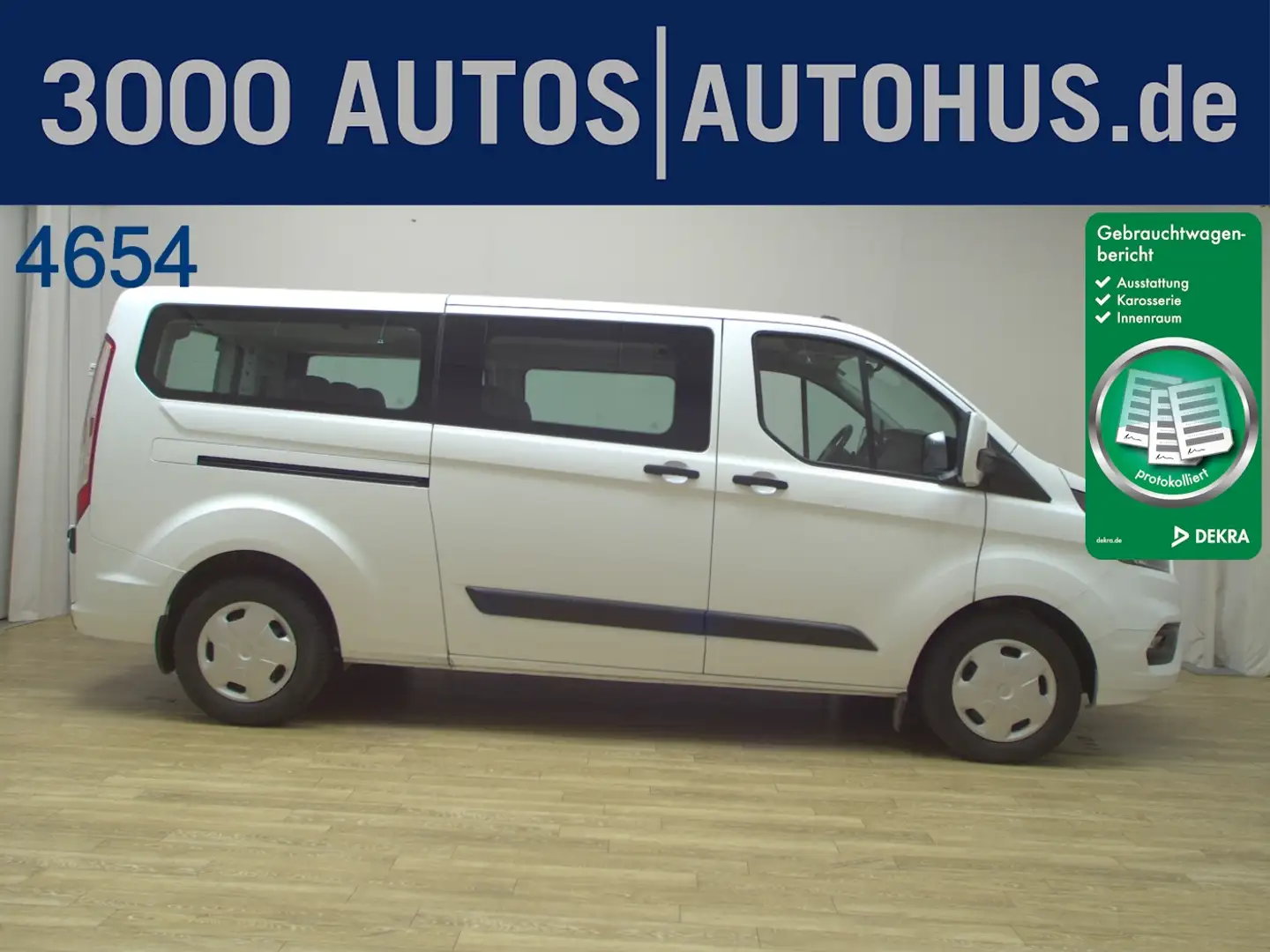 Ford Transit Custom 2.0 TDCi Trend 9-Sitze Navi PDC Weiß - 1