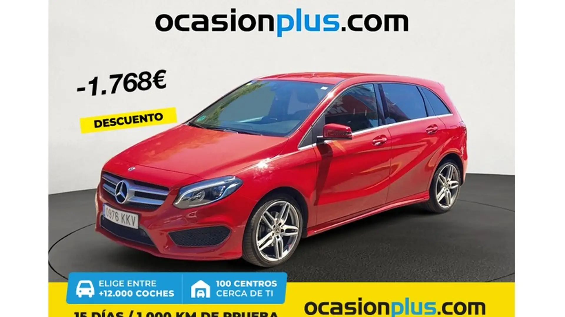 Mercedes-Benz B 200 200d 7G-DCT Rojo - 1