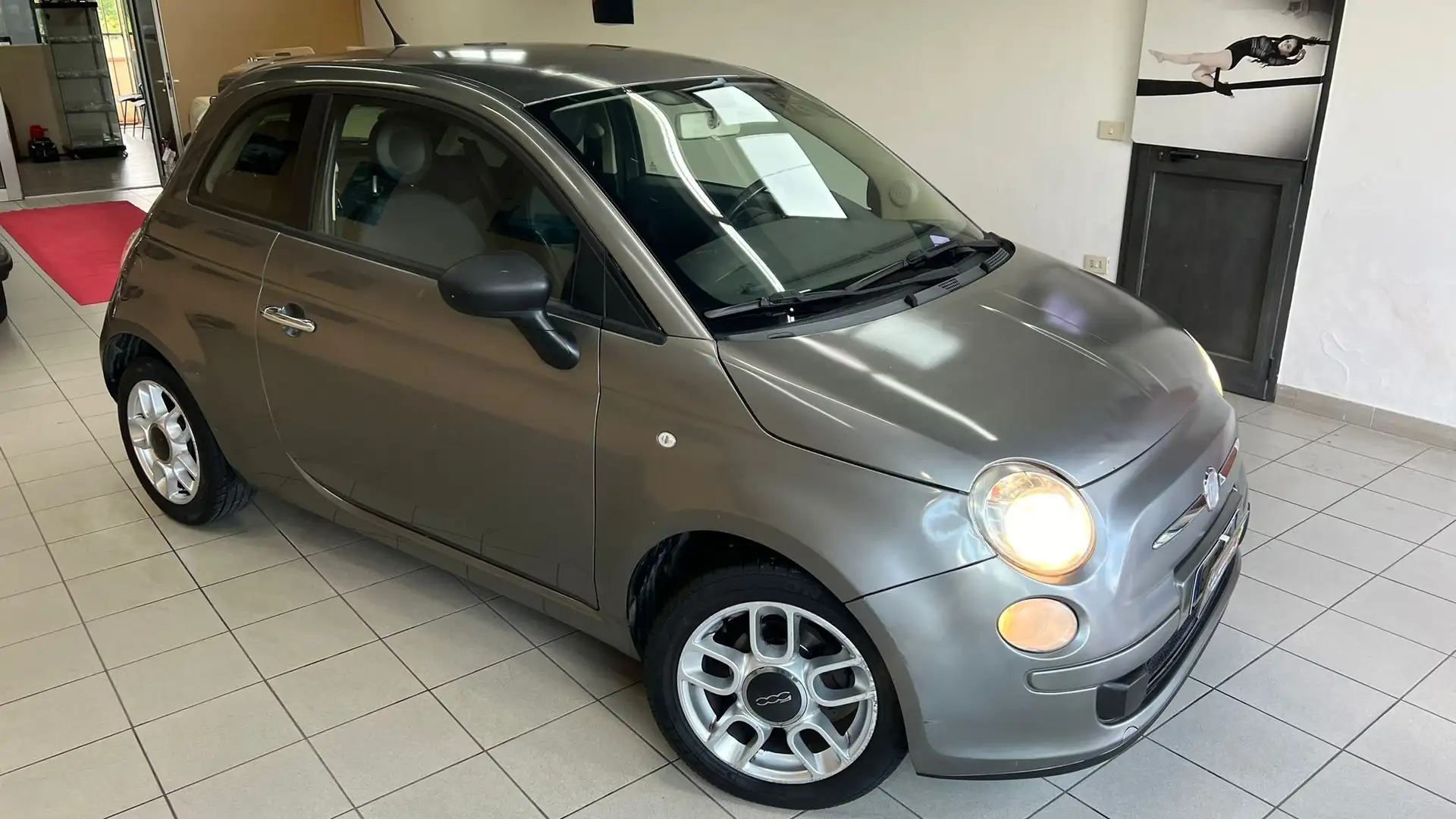 Fiat 500 500 1.2 Pop 69cv GPL Grijs - 1