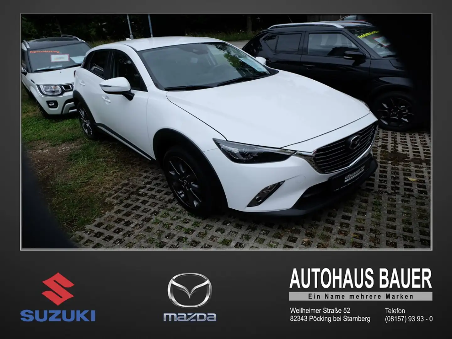 Mazda CX-3 SKYACTIV-G 120 FWD 5T 6GS KIZOKU INTENSE NAV Weiß - 1