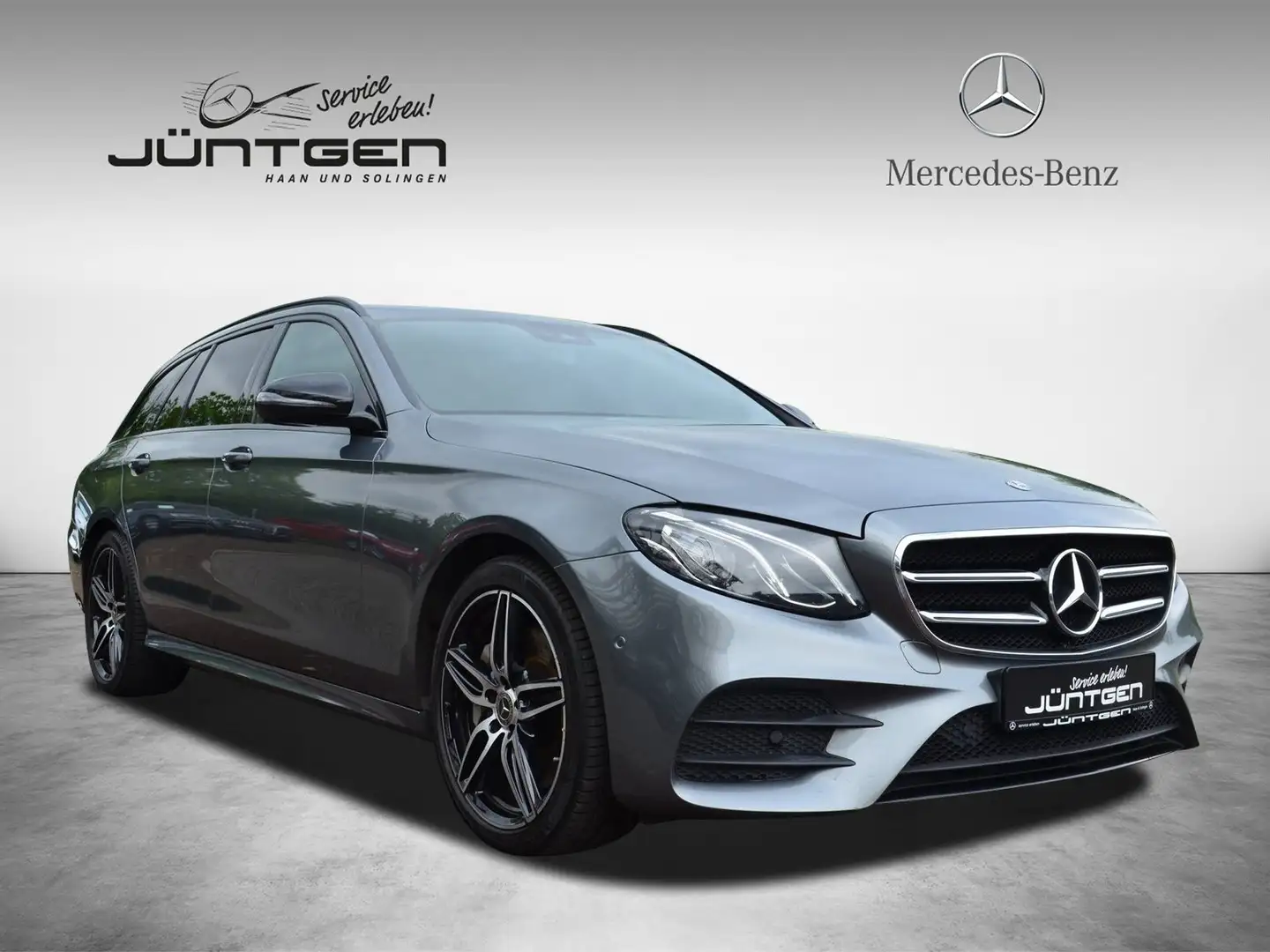 Mercedes-Benz E 400 d T AMG Line 4M LED-HP AHK NIGHT BURMESTER RFK Grau - 1