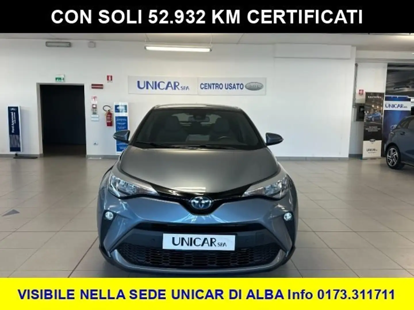Toyota C-HR 1.800 BENZINA FULL HYBRID 122CV TREND C.AUTOMATICO Grigio - 2
