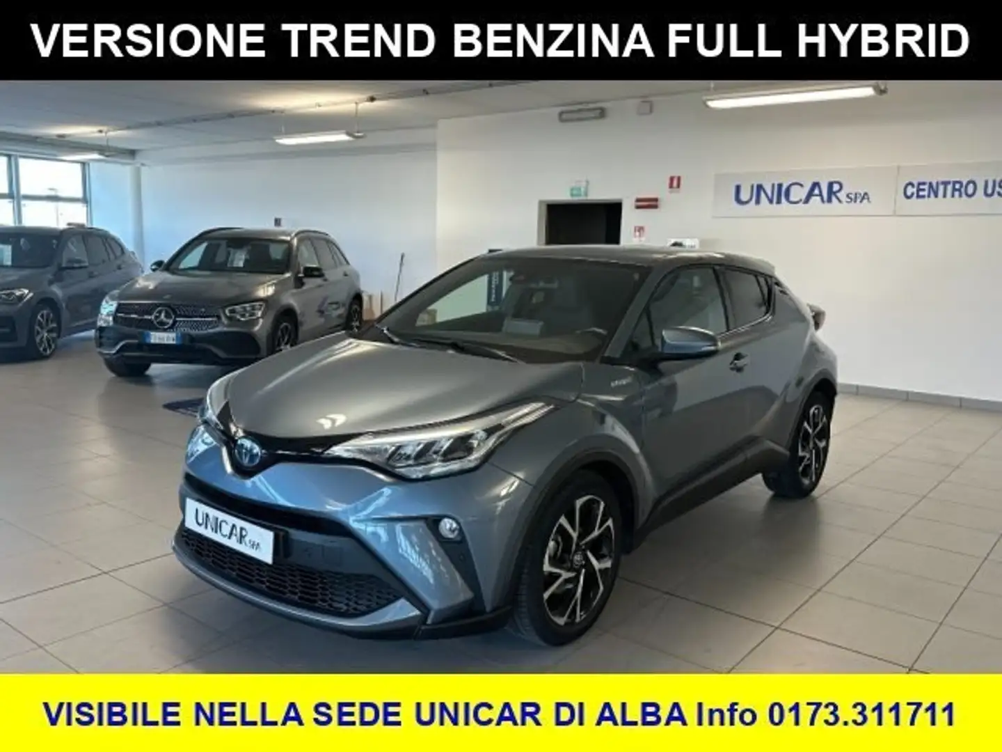Toyota C-HR 1.800 BENZINA FULL HYBRID 122CV TREND C.AUTOMATICO Grigio - 1