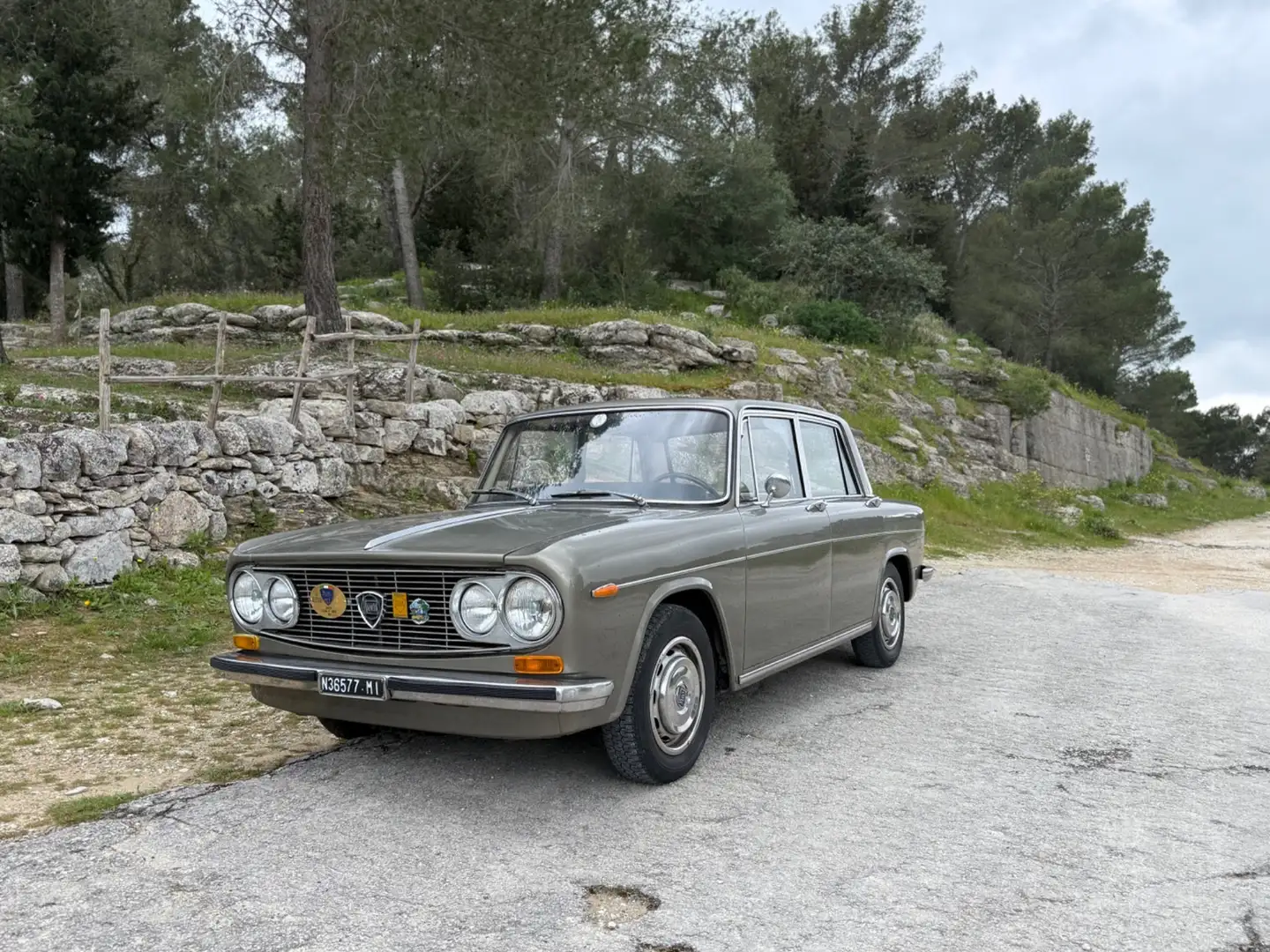Lancia Fulvia Fulvia 1.3 targa ORO/UNICO PROPRIETARIO Grau - 1